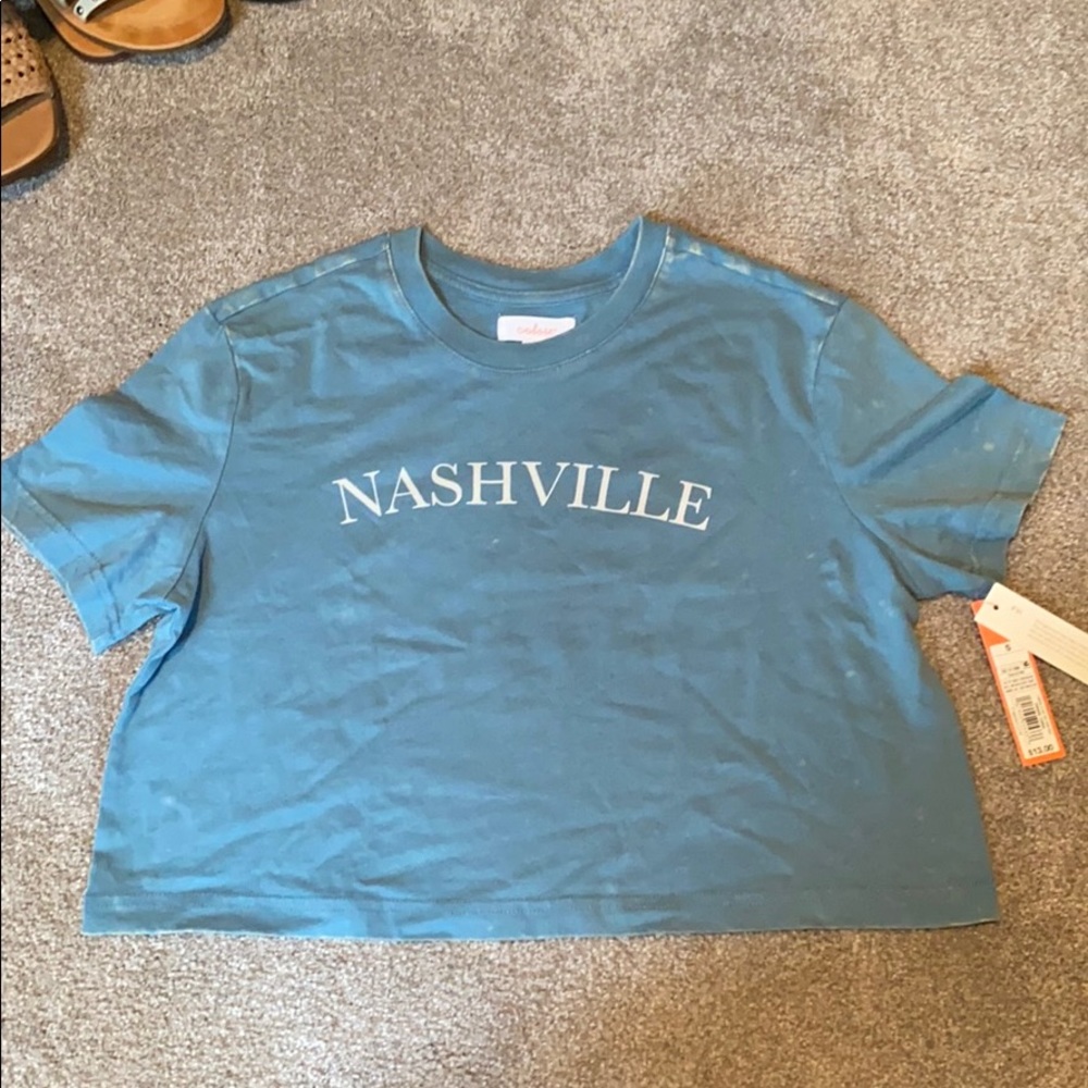 Colsie cropped tee